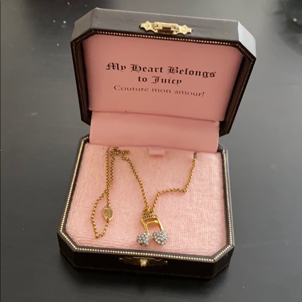 Juicy Couture music note necklace.